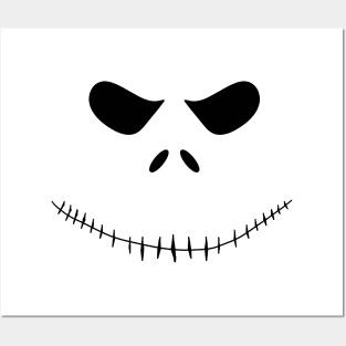 Scary face Posters and Art